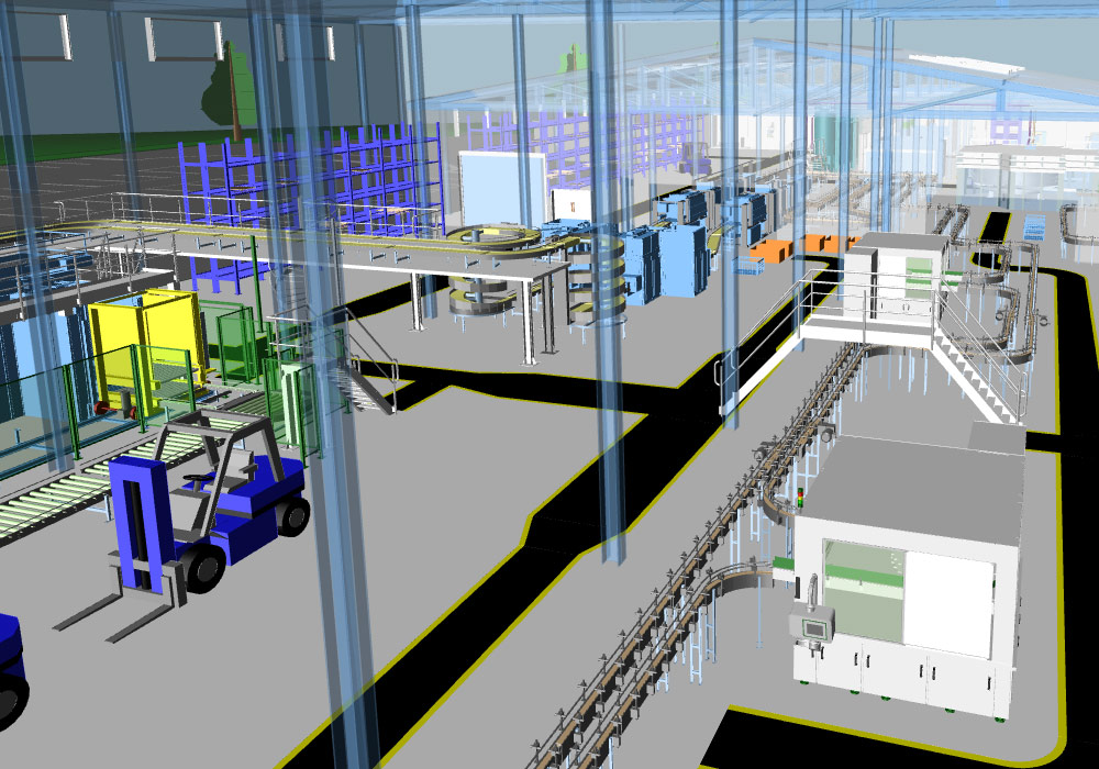 3D Fabrikplanungssoftware